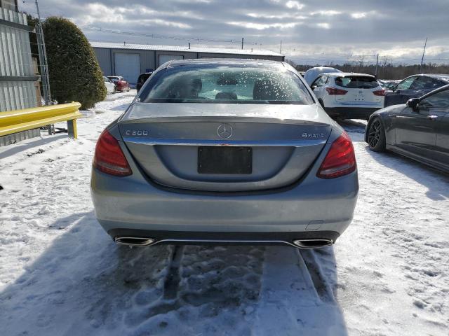 WDDWF4KB5GR149806 - 2016 MERCEDES-BENZ C 300 4MATIC SILVER photo 6