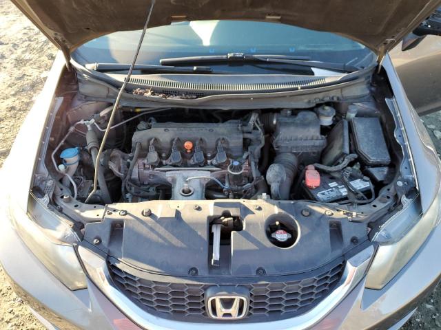 19XFB2E53EE055514 - 2014 HONDA CIVIC LX GRAY photo 11