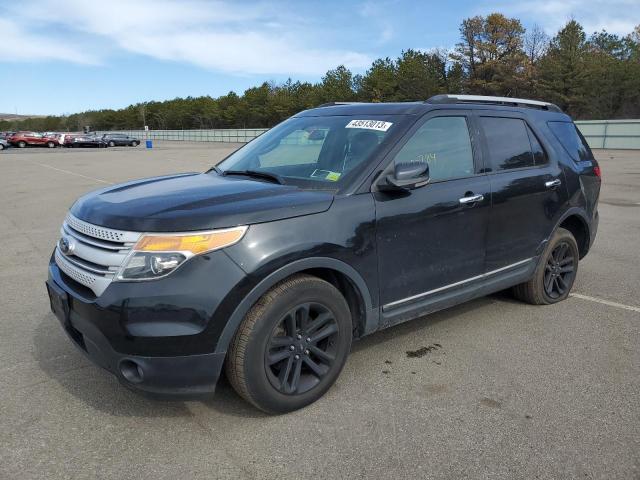 1FMHK8D84CGB00055 - 2012 FORD EXPLORER XLT BLACK photo 1