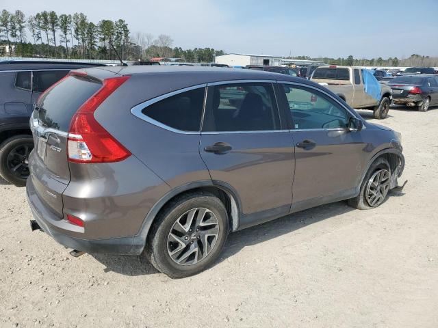 5J6RM4H45GL073989 - 2016 HONDA CR-V SE GRAY photo 3