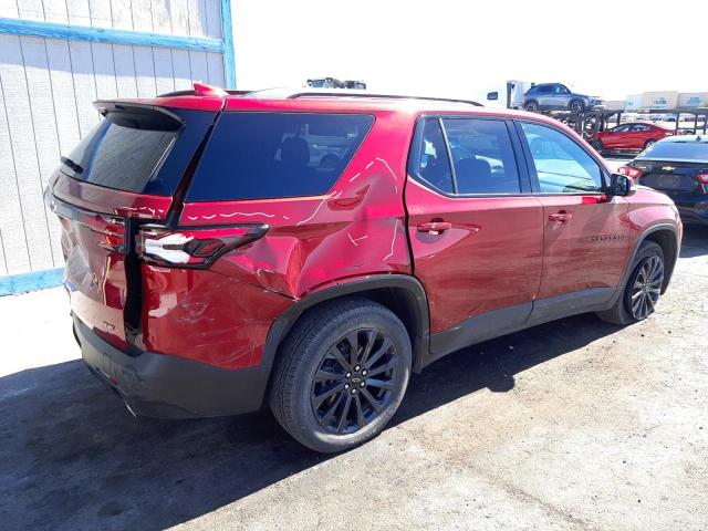 1GNERJKW4NJ107936 - 2022 CHEVROLET TRAVERSE RS RED photo 3