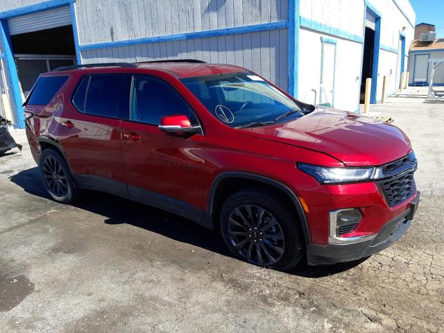 1GNERJKW4NJ107936 - 2022 CHEVROLET TRAVERSE RS RED photo 4