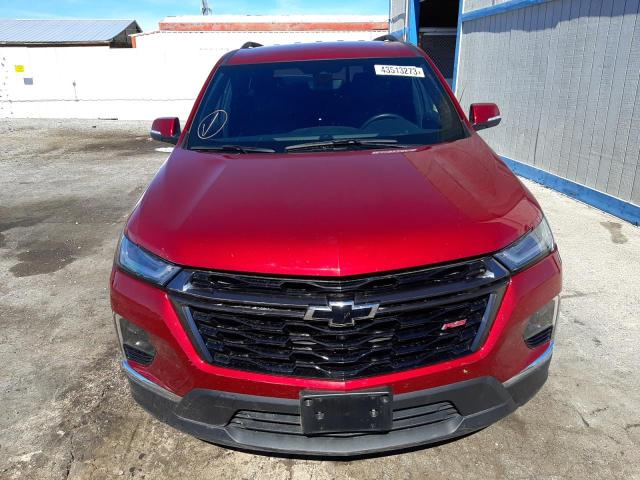 1GNERJKW4NJ107936 - 2022 CHEVROLET TRAVERSE RS RED photo 5