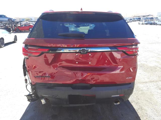 1GNERJKW4NJ107936 - 2022 CHEVROLET TRAVERSE RS RED photo 6