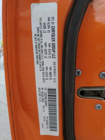 1C3CDFBB1ED860643 - 2014 DODGE DART SXT ORANGE photo 12