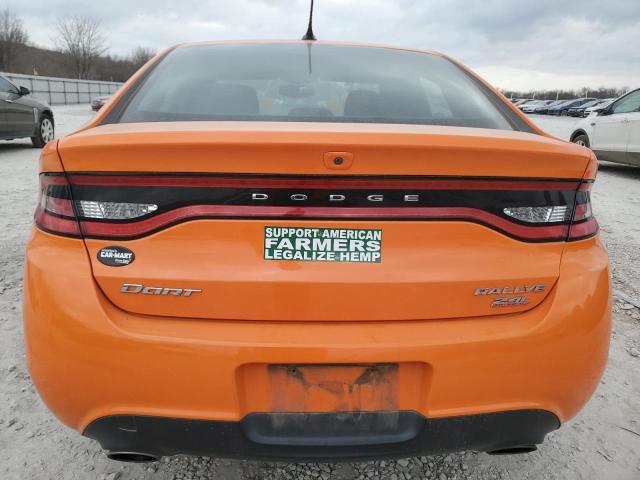 1C3CDFBB1ED860643 - 2014 DODGE DART SXT ORANGE photo 6