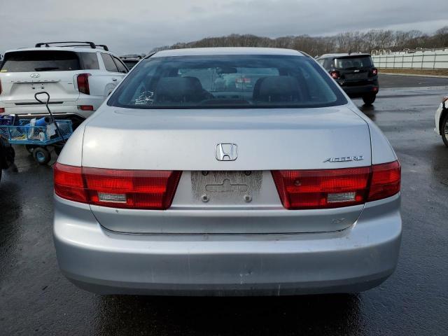 1HGCM56465L001217 - 2005 HONDA ACCORD LX SILVER photo 6