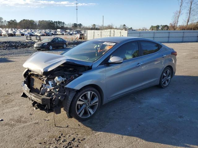 KMHDH4AE6EU159791 - 2014 HYUNDAI ELANTRA SE SILVER photo 1