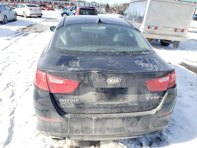 KNAGN4A77F5657034 - 2015 KIA OPTIMA EX BLACK photo 6