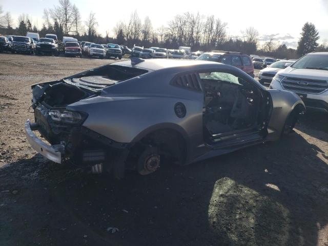 1G1FK1R63K0151394 - 2019 CHEVROLET CAMARO ZL1 ნაცრისფერი ფოტო 3