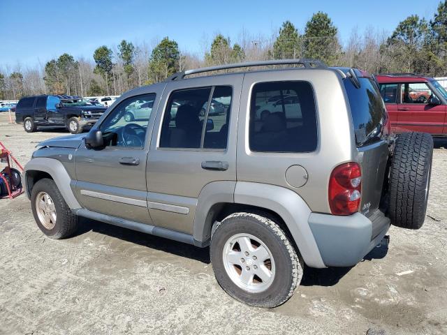 1J4GL48K47W695099 - 2007 JEEP LIBERTY SPORT TAN photo 2