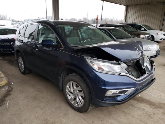 2HKRM4H7XGH673329 - 2016 HONDA CR-V EXL BLUE photo 4