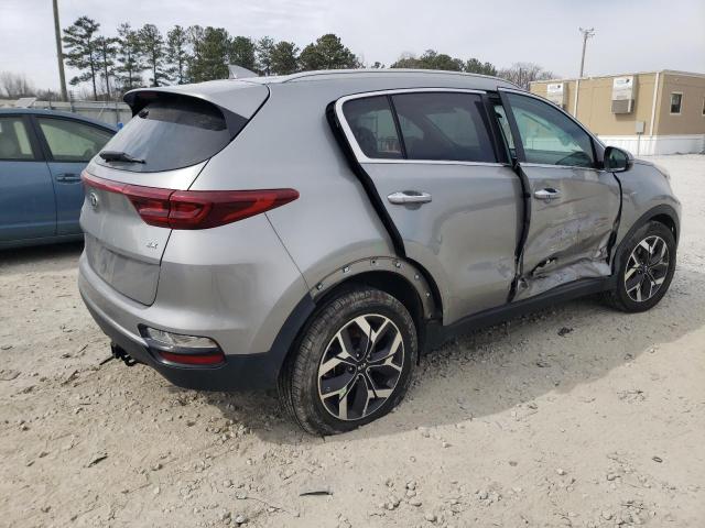 KNDPNCAC1L7633709 - 2020 KIA SPORTAGE EX GRAY photo 3