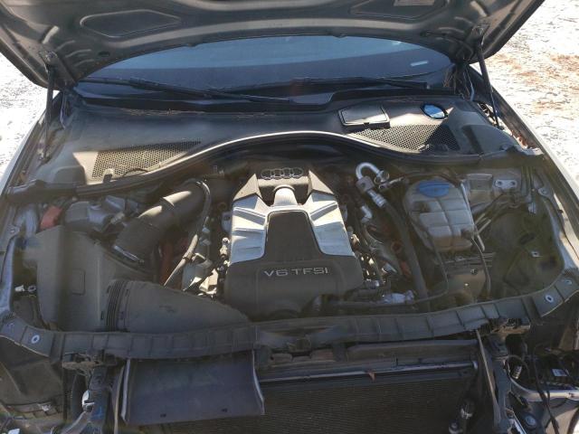 WAUHGAFC0DN131019 - 2013 AUDI A6 PRESTIGE ნაცრისფერი ფოტო 11