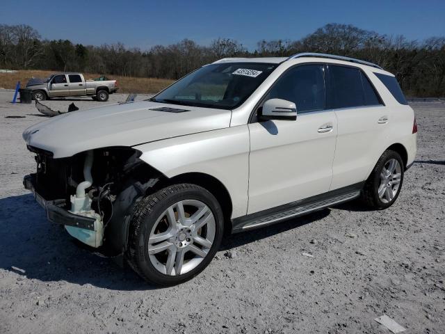 4JGDA5HB2EA276369 - 2014 MERCEDES-BENZ ML 350 4MATIC WHITE photo 1