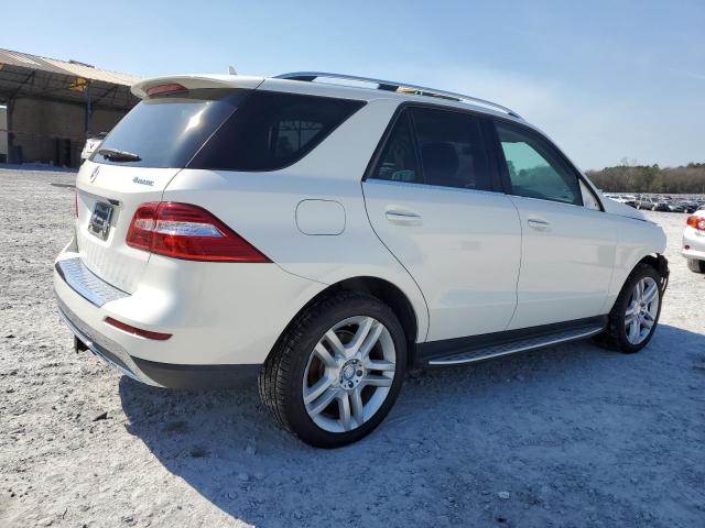 4JGDA5HB2EA276369 - 2014 MERCEDES-BENZ ML 350 4MATIC WHITE photo 3