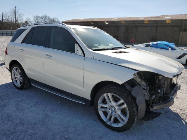 4JGDA5HB2EA276369 - 2014 MERCEDES-BENZ ML 350 4MATIC WHITE photo 4