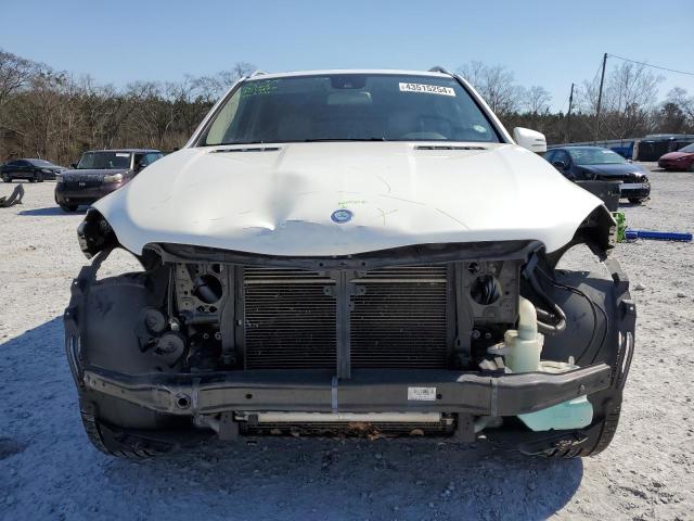 4JGDA5HB2EA276369 - 2014 MERCEDES-BENZ ML 350 4MATIC WHITE photo 5