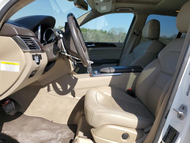 4JGDA5HB2EA276369 - 2014 MERCEDES-BENZ ML 350 4MATIC WHITE photo 7