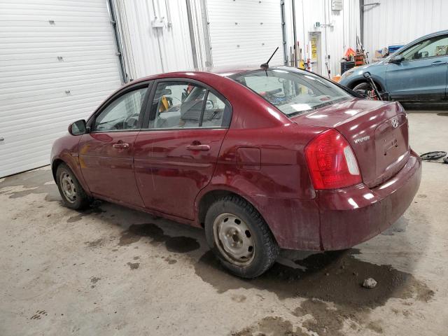 KMHCN4BC4BU550354 - 2011 HYUNDAI ACCENT GLS BURGUNDY photo 2