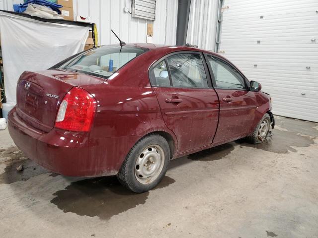 KMHCN4BC4BU550354 - 2011 HYUNDAI ACCENT GLS BURGUNDY photo 3