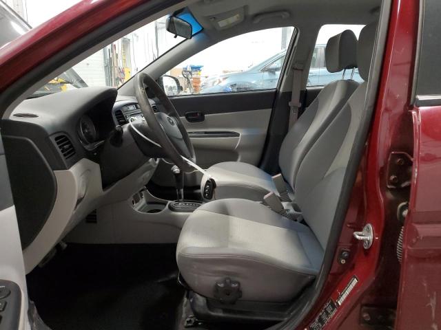 KMHCN4BC4BU550354 - 2011 HYUNDAI ACCENT GLS BURGUNDY photo 7