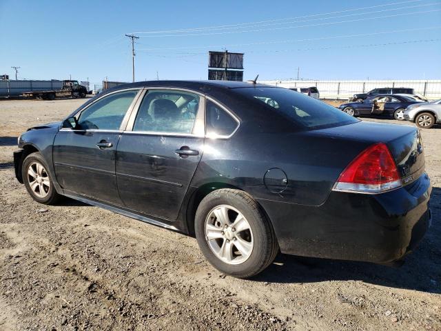 2G1WF5E39C1234552 - 2012 CHEVROLET IMPALA LS BLACK photo 2