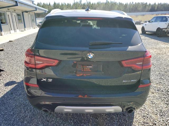 5UXTY3C02M9E11258 - 2021 BMW X3 SDRIVE30I BLACK photo 6