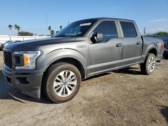 1FTEW1CP1JKC66202 - 2018 FORD F150 SUPERCREW GRAY photo 1