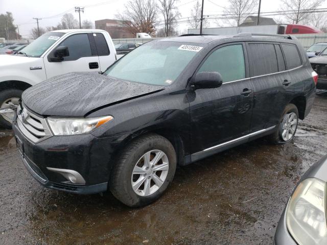 5TDBK3EH1DS265306 - 2013 TOYOTA HIGHLANDER BASE Noir photo 1