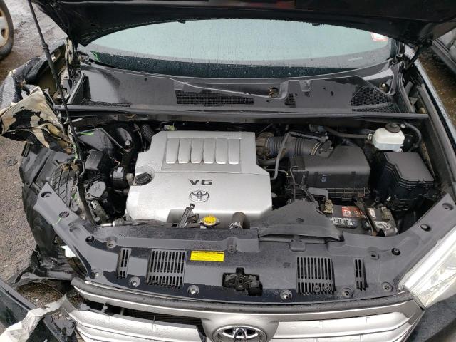 5TDBK3EH1DS265306 - 2013 TOYOTA HIGHLANDER BASE Noir photo 12