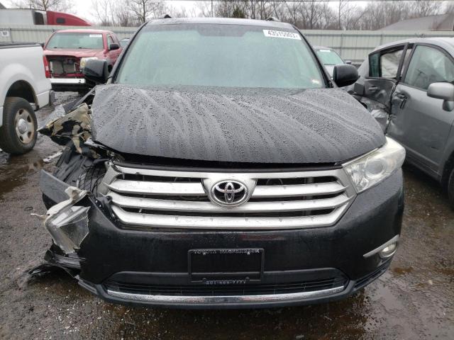 5TDBK3EH1DS265306 - 2013 TOYOTA HIGHLANDER BASE BLACK photo 5