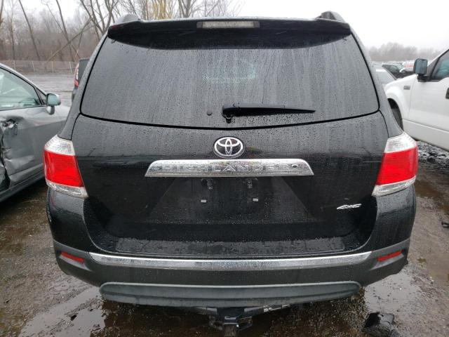 5TDBK3EH1DS265306 - 2013 TOYOTA HIGHLANDER BASE BLACK photo 6