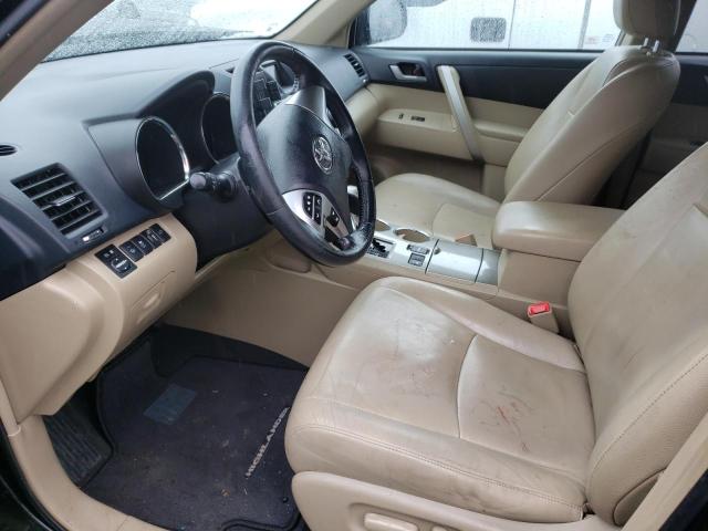 5TDBK3EH1DS265306 - 2013 TOYOTA HIGHLANDER BASE Noir photo 7