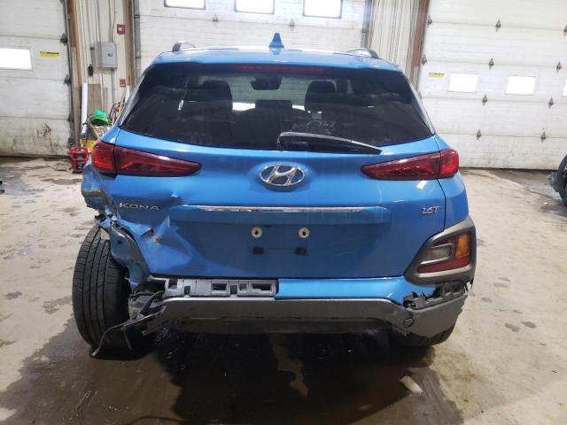 KM8K53A59LU524259 - 2020 HYUNDAI KONA ULTIMATE BLUE photo 6