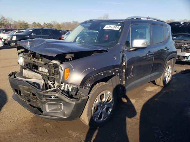 ZACCJBDT1GPD10348 - 2016 JEEP RENEGADE LIMITED GRAY photo 1