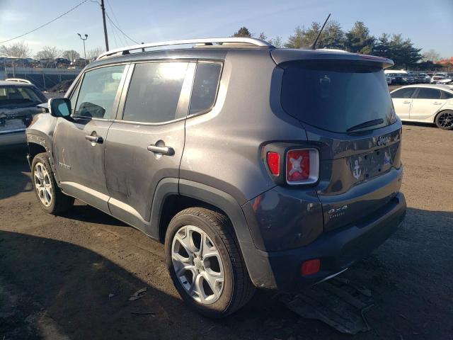 ZACCJBDT1GPD10348 - 2016 JEEP RENEGADE LIMITED GRAY photo 2