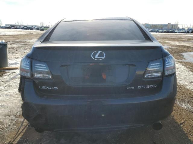 JTHCH96S260019367 - 2006 LEXUS GS 300 BLACK photo 6