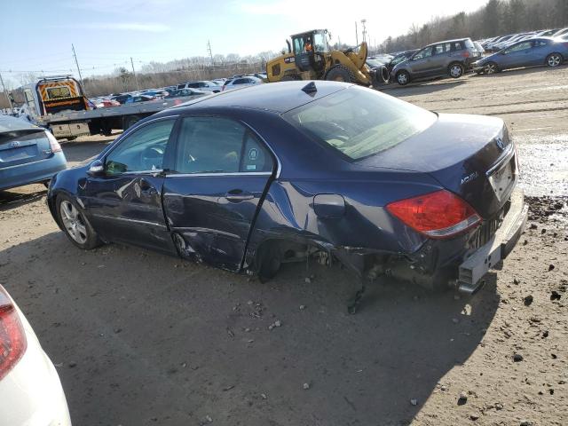 JH4KB16557C000398 - 2007 ACURA RL BLUE photo 2