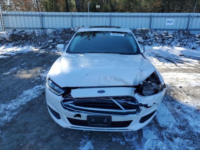 1FA6P0HD0E5369454 - 2014 FORD FUSION SE WHITE photo 5