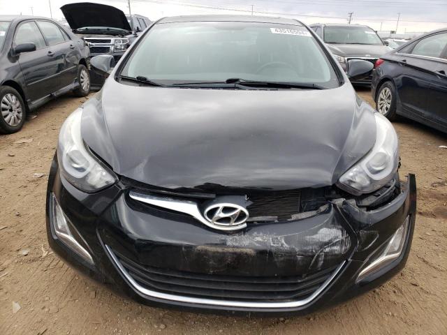 KMHDH4AEXFU342063 - 2015 HYUNDAI ELANTRA SE BLACK photo 5