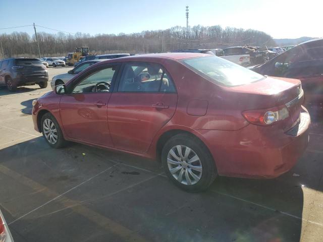 2T1BU4EE1CC796213 - 2012 TOYOTA COROLLA BASE RED photo 2