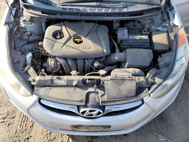 5NPDH4AE4CH067297 - 2012 HYUNDAI ELANTRA GLS SILVER photo 11