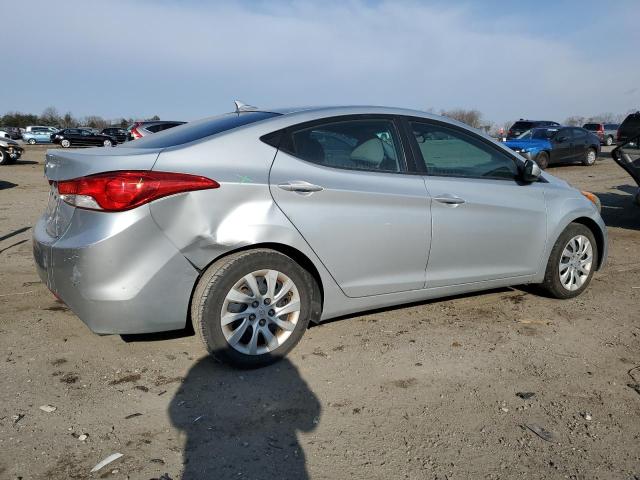 5NPDH4AE4CH067297 - 2012 HYUNDAI ELANTRA GLS SILVER photo 3