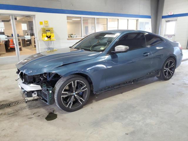 WBA13AR02MCF24680 - 2021 BMW M440XI BLUE photo 1