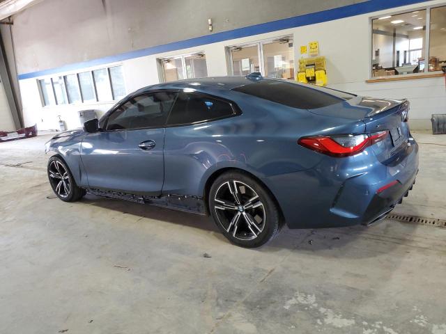 WBA13AR02MCF24680 - 2021 BMW M440XI BLUE photo 2