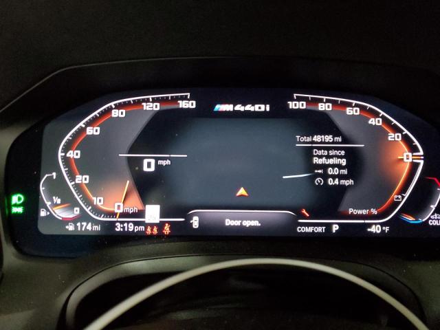 WBA13AR02MCF24680 - 2021 BMW M440XI BLUE photo 9