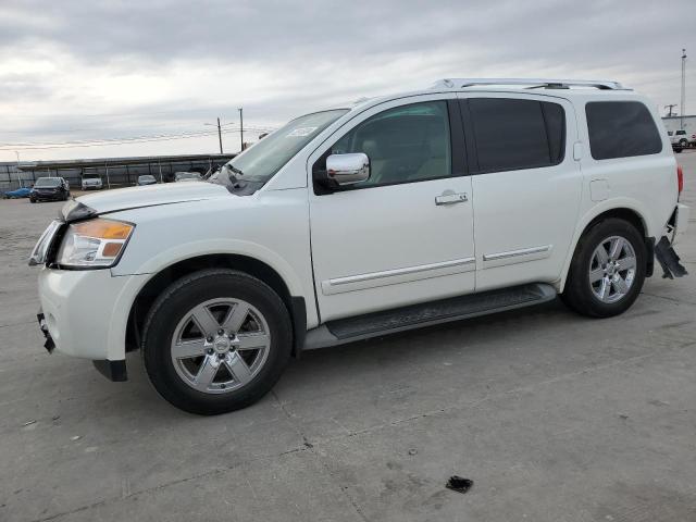 5N1BA0NE8EN613337 - 2014 NISSAN ARMADA PLATINUM WHITE photo 1