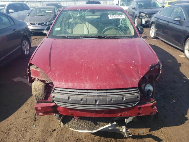 1G1ZT54875F291928 - 2005 CHEVROLET MALIBU LS BURGUNDY photo 5