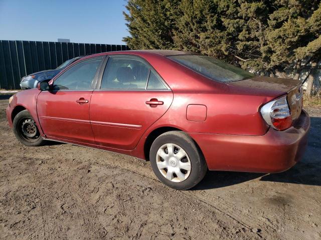 4T1BE32K03U253676 - 2003 TOYOTA CAMRY LE MAROON photo 2